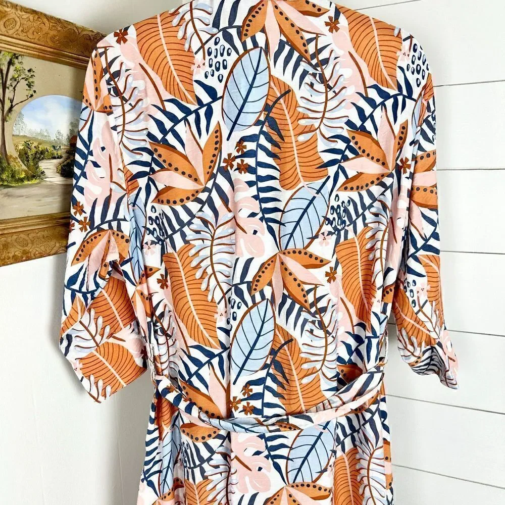 Smash + Tess Out of Office Duster Size Small NWT Tahiti Sunrise Coverup